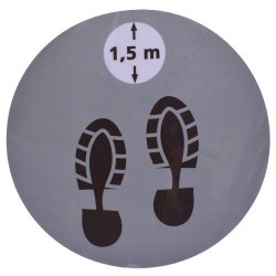 ΣΗΜΑΝΣΗ ΔΑΠΕΔΟΥ ΑΠΟΣΤΑΣΗΣ ΚΟΚΚΙΝΟ - ΛΕΥΚΟ Φ20 1.5m. - (02-537) 