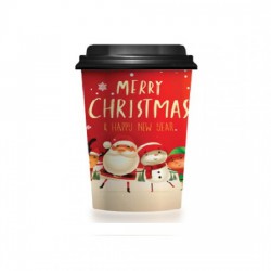 ΠΟΤΗΡΙ ΧΑΡΤΙΝΟ  ΔΙΠΛΟΤΟΙΧΟ 14oz ''ΧΡΙΣΤΟΥΓΕΝΝΑ'' 25ΤΕΜ