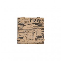 ΚΟΥΤΙ ΠΙΤΣΑΣ ΤΥΠΩΜΕΝΟ HANDS DESIGN  100ΤΕΜ 28X28x4cm