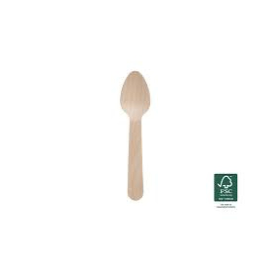 ΞΥΛΙΝΟ ΚΟΥΤΑΛΙ ΟΒΑΛ ΓΛΥΚΟΥ 14CM FSC 100TEM – FSC 100%