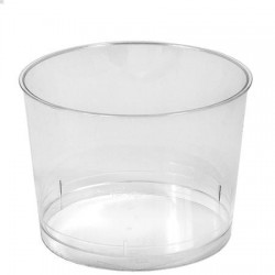 ΜΠΩΛ ΣΤΡΟΓΓΥΛΟ ΔΙΑΦΑΝΕΣ PS 200cc - (25τεμ.)