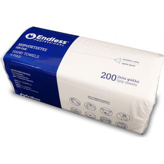 ΧΕΙΡΟΠΕΤΣΕΤΑ ΖΙΚ ΖΑΚ 200ΤΕΜ 2ΦΥΛΗ ENDLE