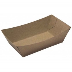 KRAFT ΣΚΑΦΑΚΙ ΦΑΓΗΤΟΥ 24oz (100τεμ.) - (12x20x4.5cm)