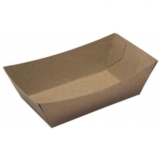 KRAFT ΣΚΑΦΑΚΙ ΦΑΓΗΤΟΥ 24oz (100τεμ.) - (12x20x4.5cm)