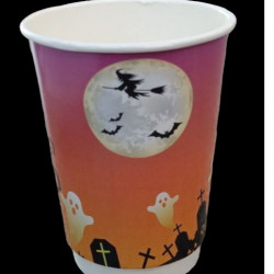 ΠΟΤΗΡΙ ΧΑΡΤΙΝΟ 14ΟΖ DW ΘΕΜΑΤΙΚΟ 'HALLOWEEN' 25 ΤΕΜ.